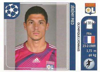 2011-12 Panini UEFA Champions League Stickers #239 Jeremy Pied Front