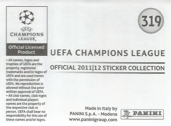 2011-12 Panini UEFA Champions League Stickers #319 Michael Ballack Back