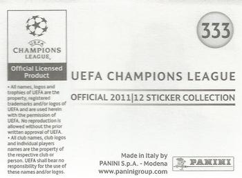 2011-12 Panini UEFA Champions League Stickers #333 Anele Ngcongca Back