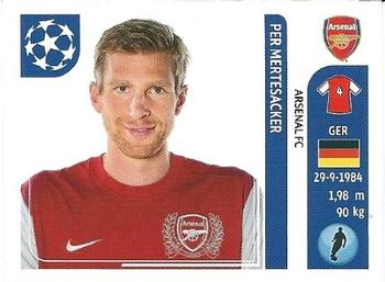 2011-12 Panini UEFA Champions League Stickers #348 Per Mertesacker Front