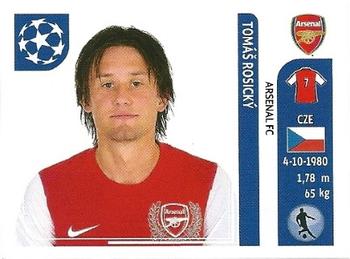 2011-12 Panini UEFA Champions League Stickers #357 Tomas Rosicky Front