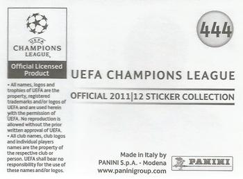 2011-12 Panini UEFA Champions League Stickers #444 Yevhen Seleznyov Back