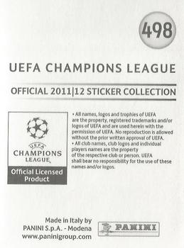 2011-12 Panini UEFA Champions League Stickers #498 AC Milan Badge Back