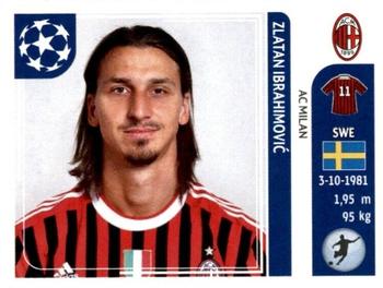 2011-12 Panini UEFA Champions League Stickers #514 Zlatan Ibrahimovic Front