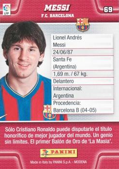 2010-11 Panini Megacracks #69 Messi Back