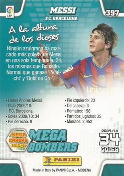 2010-11 Panini Megacracks #397 Messi Back