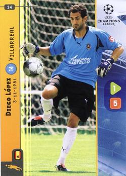 2008-09 Panini UEFA Champions League TCG #14 Diego Lopez Front