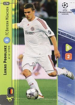 2008-09 Panini UEFA Champions League TCG #174 Lukas Podolski Front