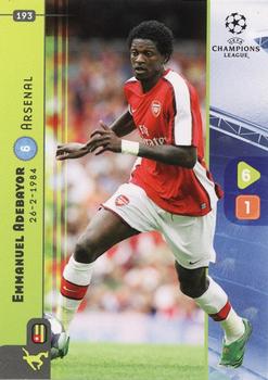 2008-09 Panini UEFA Champions League TCG #193 Emmanuel Adebayor Front