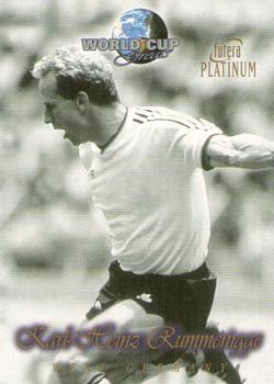 1998 Futera World Cup Greats Platinum #41 Karl-Heinz Rummenigge Front
