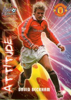 2000 Futera Fans Selection Manchester United #107 David Beckham Front