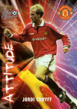 2000 Futera Fans Selection Manchester United #108 Jordi Cruyff Front