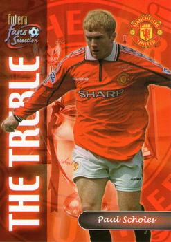 2000 Futera Fans Selection Manchester United #159 Paul Scholes Front