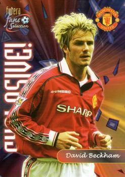 2000 Futera Fans Selection Manchester United #176 David Beckham Front
