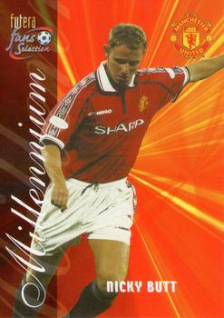 2000 Futera Fans Selection Manchester United #185 Nicky Butt Front