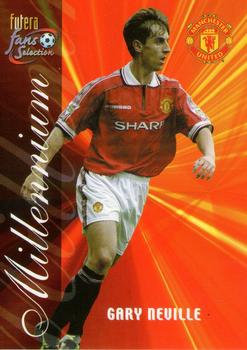 2000 Futera Fans Selection Manchester United #190 Gary Neville Front