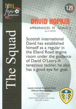 2000 Futera Fans Selection Leeds United #121 David Hopkin Back
