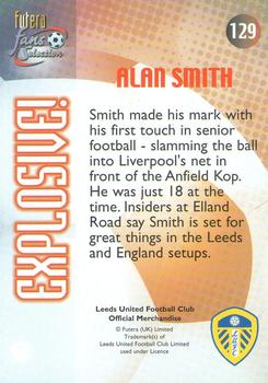 2000 Futera Fans Selection Leeds United #129 Alan Smith Back