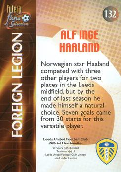 2000 Futera Fans Selection Leeds United #132 Alf Inge Haaland Back