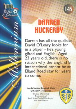 2000 Futera Fans Selection Leeds United #145 Darren Huckerby Back