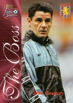 2000 Futera Fans Selection Aston Villa #13 John Gregory Front