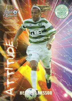 2000 Futera Fans Selection Celtic #101 Henrik Larsson Front
