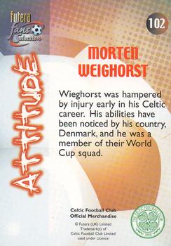 2000 Futera Fans Selection Celtic #102 Morten Wieghorst Back