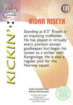 2000 Futera Fans Selection Celtic #131 Vidar Riseth Back