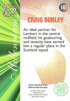 2000 Futera Fans Selection Celtic #141 Craig Burley Back