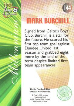 2000 Futera Fans Selection Celtic #144 Mark Burchill Back