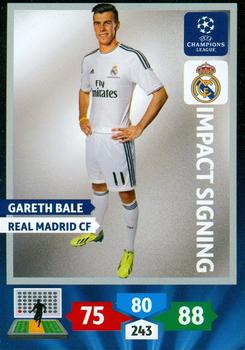 2013-14 Panini Adrenalyn XL UEFA Champions League - Impact Signings #NNO Gareth Bale Front