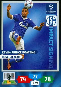 2013-14 Panini Adrenalyn XL UEFA Champions League - Impact Signings #NNO Kevin-Prince Boateng Front