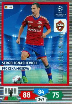2013-14 Panini Adrenalyn XL UEFA Champions League - Fans' Favourites #NNO Sergei Ignashevich Front