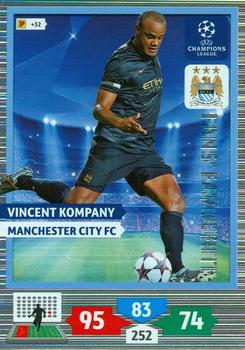 2013-14 Panini Adrenalyn XL UEFA Champions League - Fans' Favourites #NNO Vincent Kompany Front