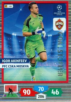 2013-14 Panini Adrenalyn XL UEFA Champions League - Goal Stoppers #NNO Igor Akinfeev Front