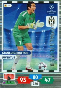 2013-14 Panini Adrenalyn XL UEFA Champions League - Goal Stoppers #NNO Gianluigi Buffon Front