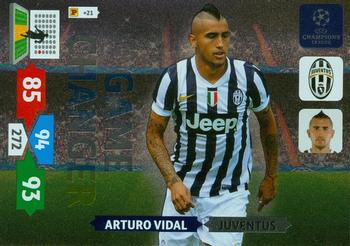 2013-14 Panini Adrenalyn XL UEFA Champions League - Game Changers #NNO Arturo Vidal Front