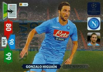 2013-14 Panini Adrenalyn XL UEFA Champions League - Game Changers #NNO Gonzalo Higuain Front