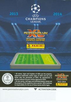 2013-14 Panini Adrenalyn XL UEFA Champions League - Game Changers #NNO Edinson Cavani Back