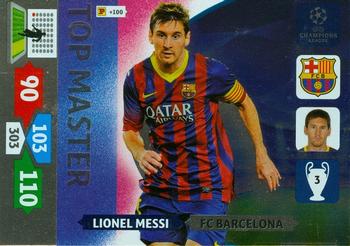 2013-14 Panini Adrenalyn XL UEFA Champions League - Top Masters #352 Lionel Messi Front