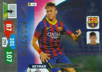 2013-14 Panini Adrenalyn XL UEFA Champions League - Top Masters #353 Neymar Front