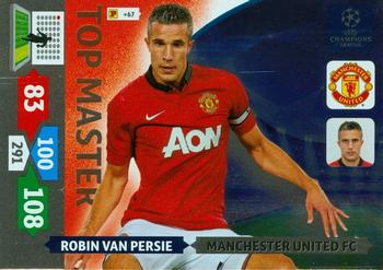 2013-14 Panini Adrenalyn XL UEFA Champions League - Top Masters #358 Robin van Persie Front