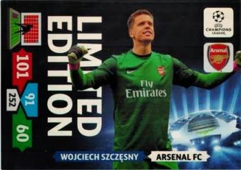 2013-14 Panini Adrenalyn XL UEFA Champions League - Limited Editions #ARS-WS Wojciech Szczesny Front