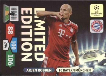 2013-14 Panini Adrenalyn XL UEFA Champions League - Limited Editions #BAYM-AR Arjen Robben Front