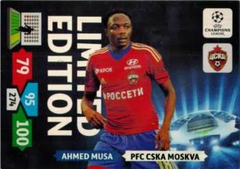 2013-14 Panini Adrenalyn XL UEFA Champions League - Limited Editions #CSKA-AM Ahmed Musa Front