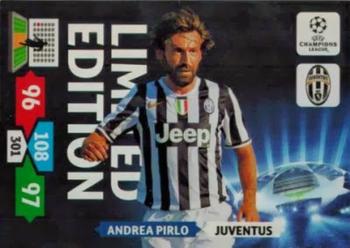 2013-14 Panini Adrenalyn XL UEFA Champions League - Limited Editions #JUV-API Andrea Pirlo Front