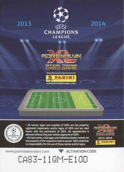 2013-14 Panini Adrenalyn XL UEFA Champions League - Limited Editions #MIL-MB Mario Balotelli Back