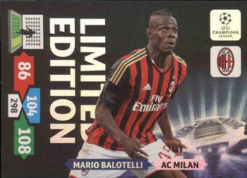 2013-14 Panini Adrenalyn XL UEFA Champions League - Limited Editions #MIL-MB Mario Balotelli Front