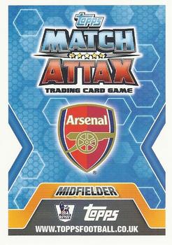 2013-14 Topps Match Attax Premier League #8 Alex Oxlade-Chamberlain Back