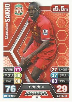 2013-14 Topps Match Attax Premier League #151 Mamadou Sakho Front